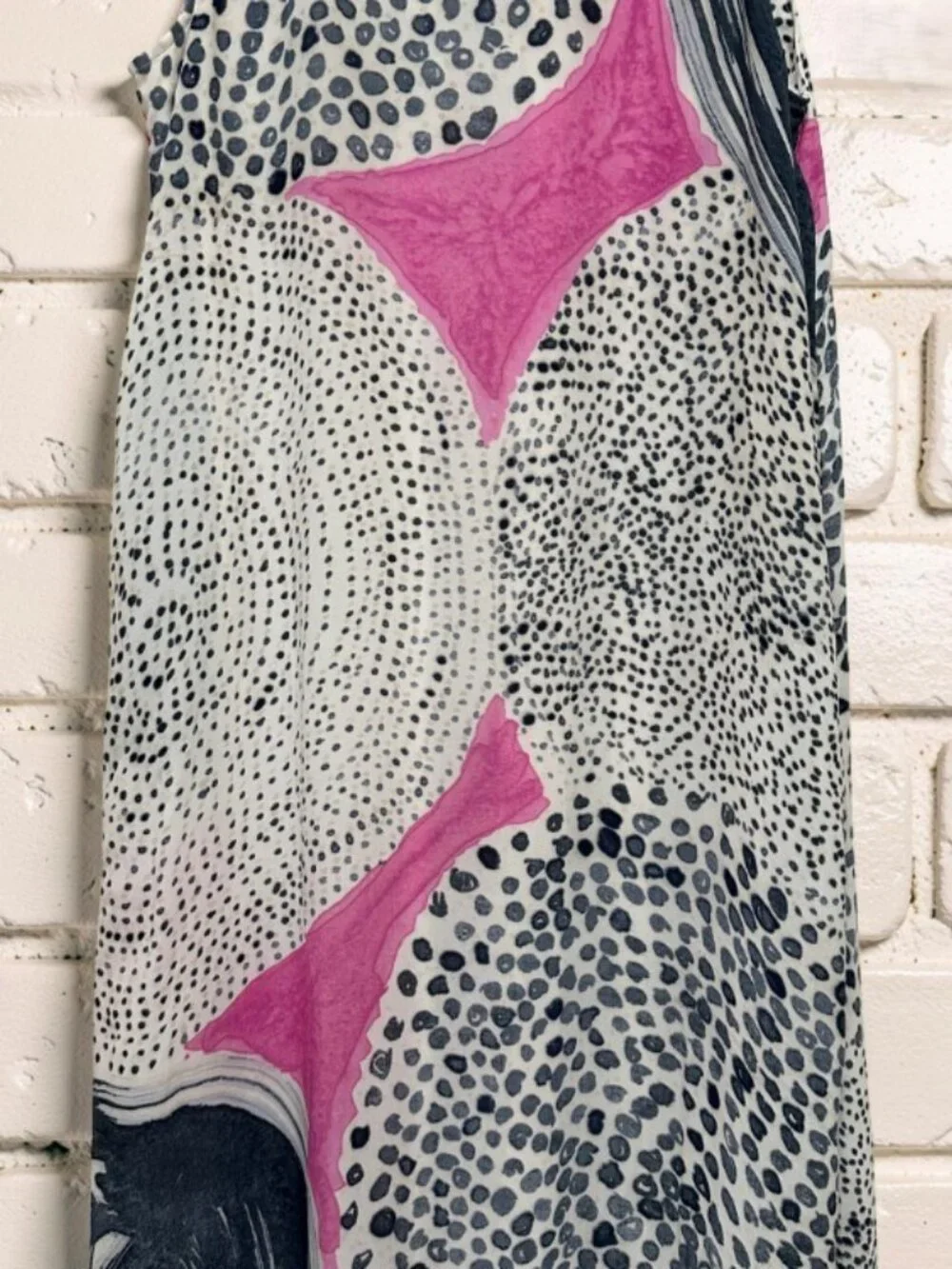NIC+ZOE Abstract Graphic Print Maxi Dress M